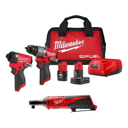 Milwaukee M12 Fuel 12-volt Li-ion Brushless Cordless Hamm...