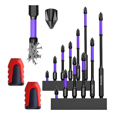 Kit 12 Brocas Magnéticas Anti-choque Fortes Antiderrapantes