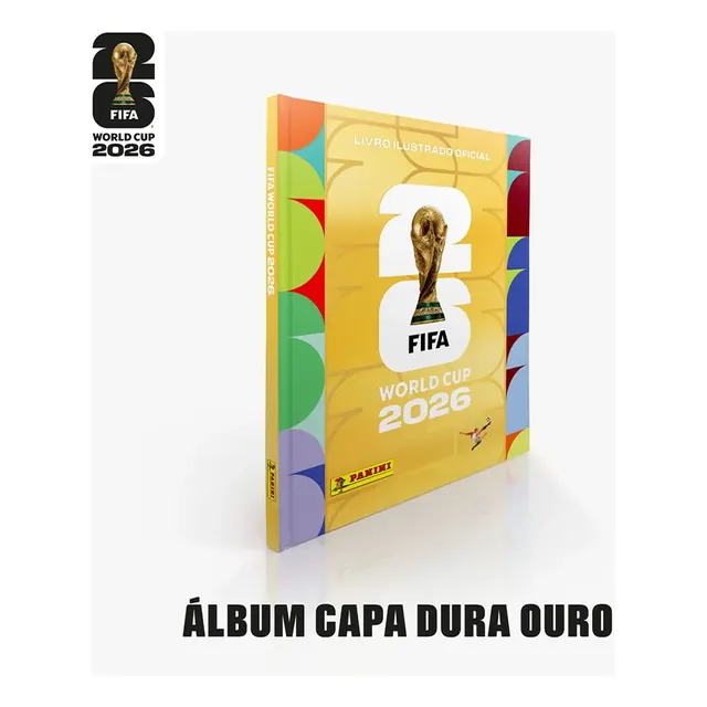 Copa Do Mundo 2026 - Álbum Capa Dura - Ouro