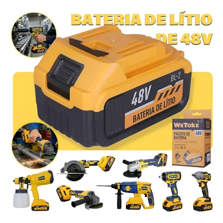 Bateria 48v 3.0ah Recarregável Para Furadeira E Serra