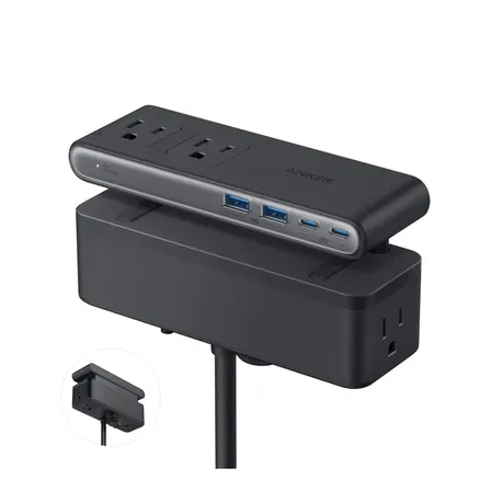 Power Strip Anker Nano Com Protetor De Sobretensão De 1500j