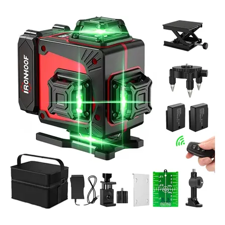 Nivel Laser 16 Linhas Verde Profissional Automático 360°