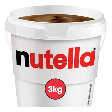 Nutella Creme De Avelãs E Cacau X 3 Kg