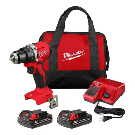 Taladro Inalámbrico Milwaukee M18 De 1/2'' Com Baterias