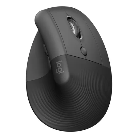 Mouse Sem Fio Logitech Lift Vertical - Grafite