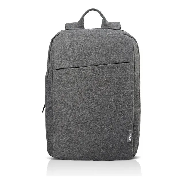 Mochila Para Laptop Lenovo Casual B210 15,6 Gx40q17227 Com Design De Tecido De Poliéster De Cor Cinza Liso