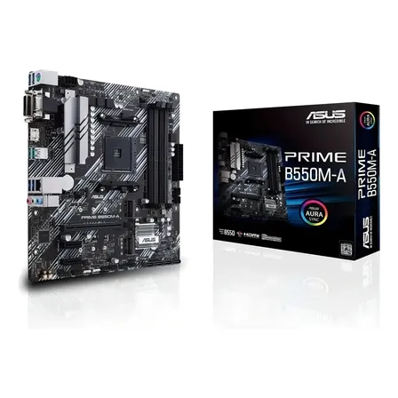 Asus Prime B550m-a Amd B550 Socket Am4 Micro Atx Preto