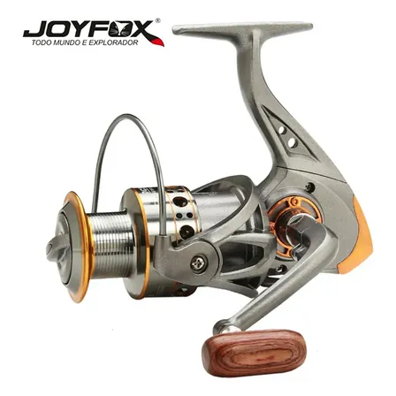 Molinete Joyfox DC Alumínio 4000 para Pesca com 1 Rolamento e Fricção de 8 kg
