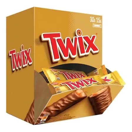Chocolate Twix 15g Caixa Com 30 Unidades