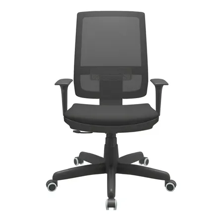 Cadeira Plaxmetal Brizza Relax Tela Cor Preto Material Do Estofamento Poliéster