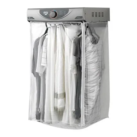 Secadora de roupa Fischer 8kg suspensa silver cinza