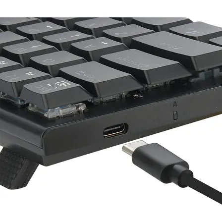Teclado Gamer Redragon Anivia Rgb Mecânico Mini Switch Blue Cor De Teclado Preto Idioma Português Brasil