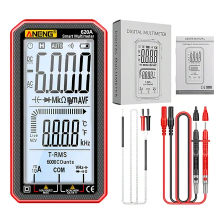 MODUS 620A Multímetro Inteligente True RMS 6000 contagem digital visor Lcd Portátil