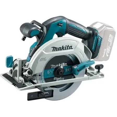 Serra Circular 6.1/2pol Sem Bateria Dhs680z Makita Cor Azul-turquesa Frequência 50