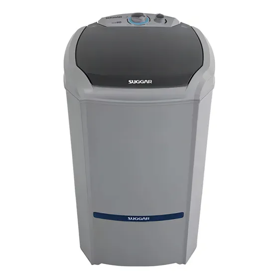Lavadora de Roupas Suggar 20Kg Semiautomática Lavamax Eco Prata LE2001PR