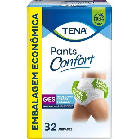 Roupa Íntima Tena Pants Confort G/eg 32 Unidades G/eg Extra Grande