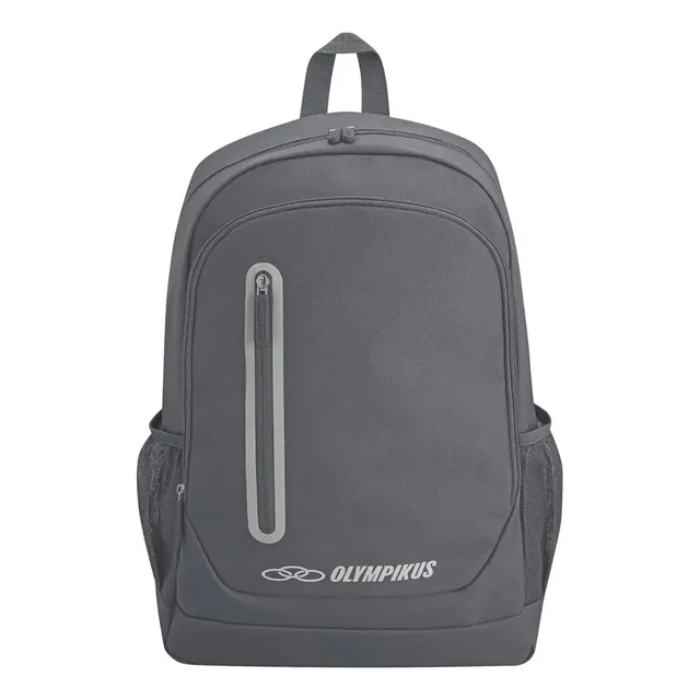 Mochila Olympikus Braze Cor Cinza/preto Desenho Do Tecido Liso