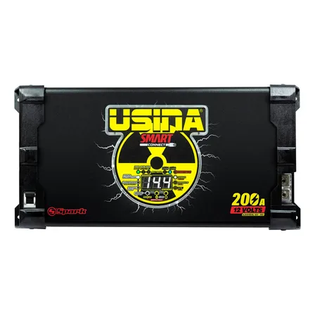 Fonte Automotiva Spark Usina 200A 12V Bivolt Smart Cooler Preto