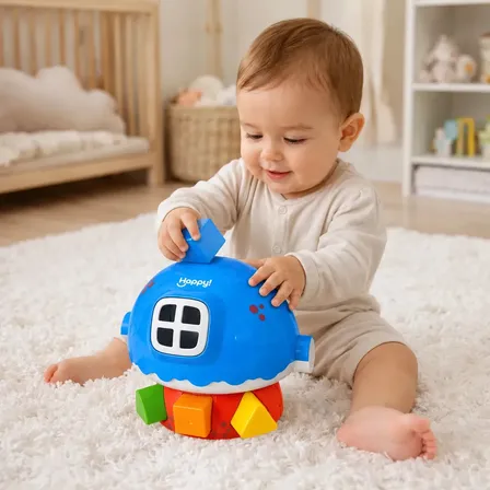 Brinquedo Educativo Cogumelo Didático Happy 495 - Usual Multicor