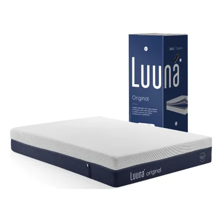 Colchão Casal Luuna Original Firme, Espuma 26cm com Bloqueio de Movimento, 10 Anos de Garantia