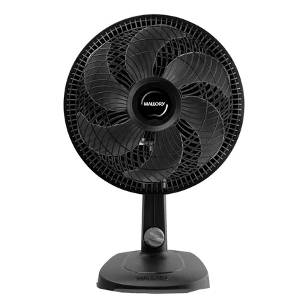 Mallory Ventilador Turbo 6 Pás 30cm Material Plástico Compact Preto Diâmetro