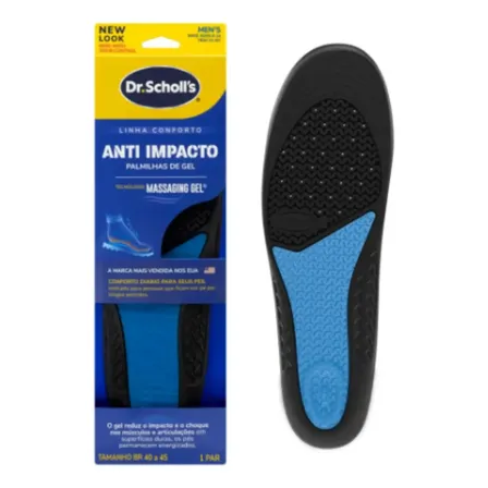 Palmilha Dr. Scholls Anti Impacto 40 Ao 45 40-45