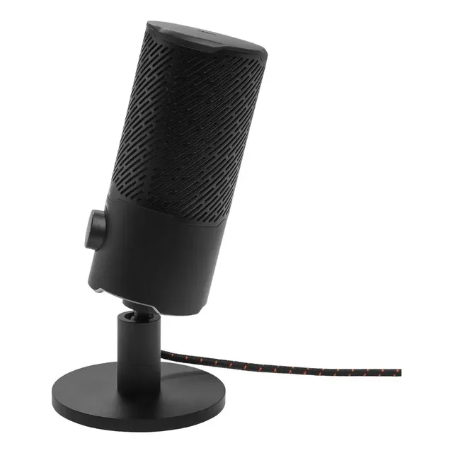 Microfone Jbl Quantum Stream Condensador Duplo Com Fio E Led Cor Preto Jblqstreamblk