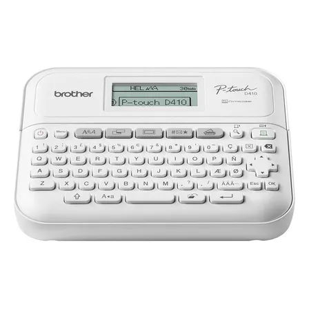 Rotulador Eletrônico Portátil Brother Ptd410, Branco