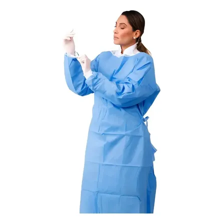 Avental Descartável Sp Protection Jaleco Capote Tnt Sms 40g 10 Unidades