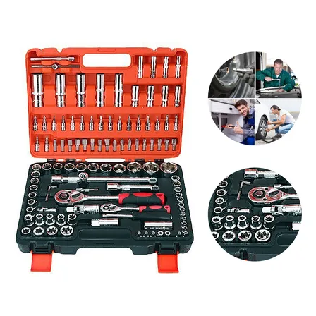 Jogo De Soquete iBoa STQ108 Allen 1/2 108pc Aço Crv Profissional