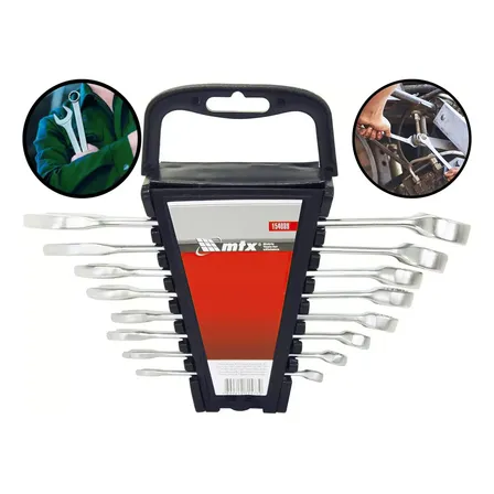 Jogo De Chave Combinada 6 X 19 Mm (08 Pçs) Cromo Fosco Mtx