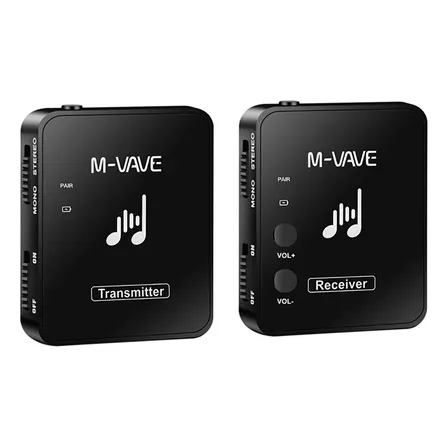Monitor Retorno In Ear Wireless M-Vave WP-10 2.4 GHz Preto