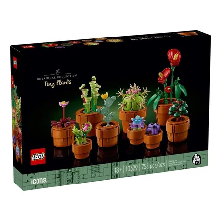 Lego Botanical Collection 10329 Plantinhas - Quantidade De Peças 758