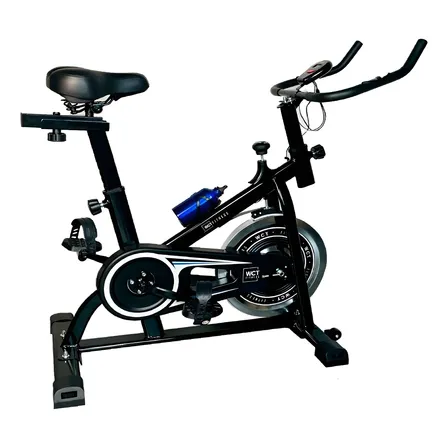 Bicicleta Spinning WCT Fitness Ergométrica 6Kg Aço Preto