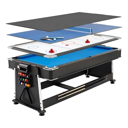 Mesa Multijogos Winmax 4 em 1 com Bilhar, Air Hockey e Ping Pong