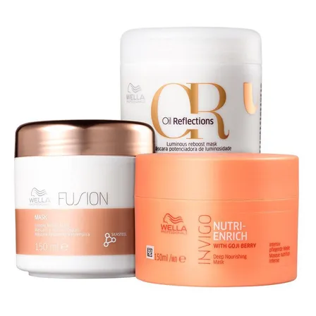 Kit Cronograma Capilar Fios Perfeitos 150ml - Wella