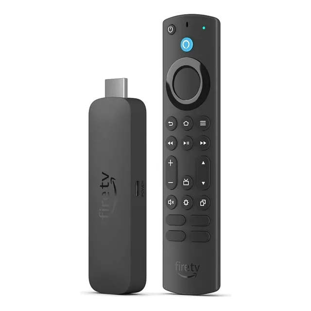Amazon Fire Tv Stick 4k Ultra Hd Max 16gb Wi-fi 6e Color Bla Cor Preto Tipo de controle remoto Padrão