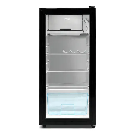 Frigobar Philco Pfg105pg Vidro Duplo 7 Níveis 85l Cor Preto 127v