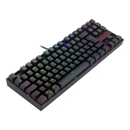 Redragon Kumara Rgb Preto Switch Azul Abnt2 Preto Português