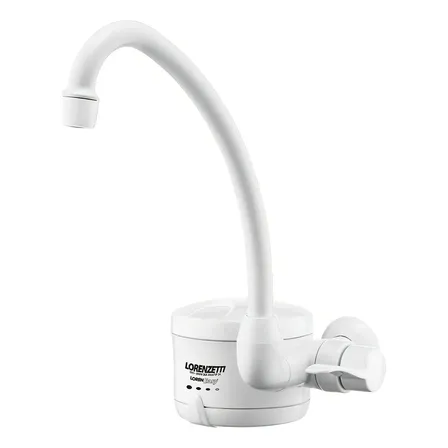 Torneira Elétrica De Parede - Loren Easy Lorenzetti Acabamento Branco Cor Branco 220v 5.5KW