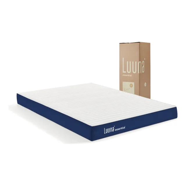 Colchão Queen Luuna Essential 1 Espuma Ergo D28 Ortopédico Firme Branco