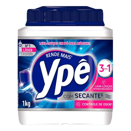 Detergente Lava Louças em Pó para Máquina Ypê 1Kg