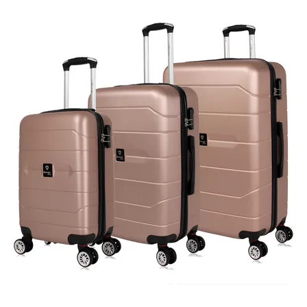 Kit De Malas De Viagem P/m/g Tokio Swiss Move Rose