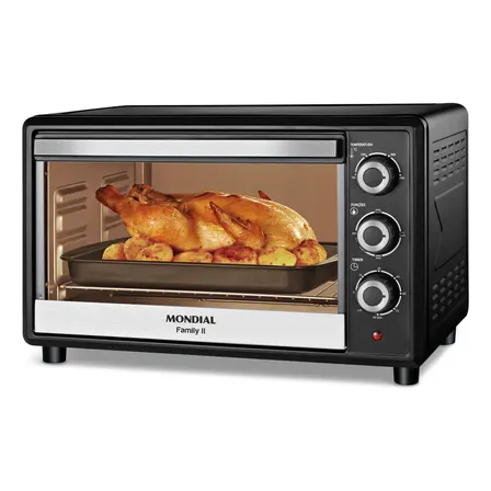 Forno Elétrico 42l Family Ii Mondial 1600w Fr-42 220v Preto