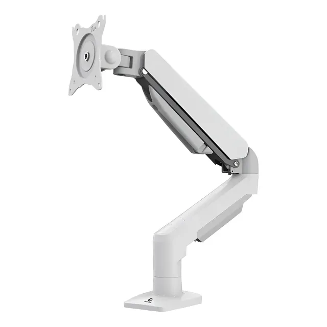 Suporte Para Monitor Articulado Pistão Gás 17 A 30'' Branco