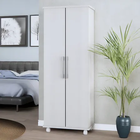 Armário Multiuso Mdp 2 Portas Branco - Ajl