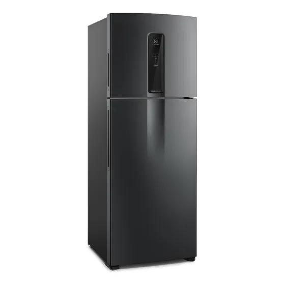 Geladeira Electrolux Frost Free Inverter 480L Efficient com AutoSense SmartBivolt Duplex cor Black Inox Look (IT70B) Bivolt