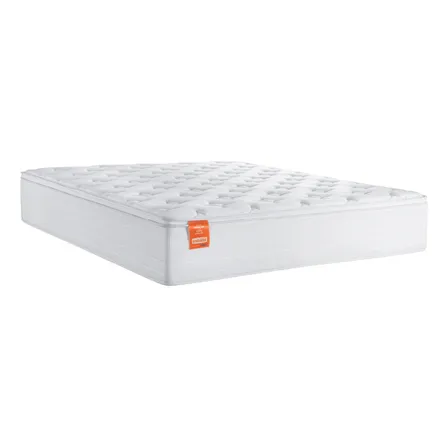 Colchão Casal Cbp Inducol Molas Ensacadas Pillow Top 138x188x27cm Branco