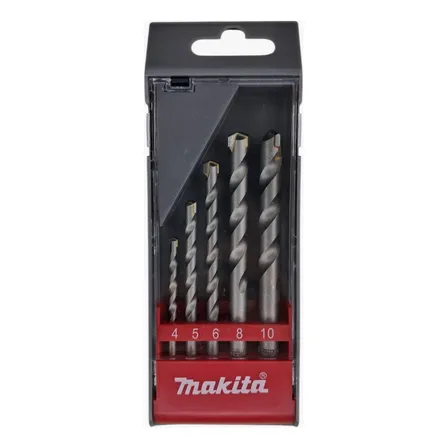 JOGO BROCA WIDIA CONCRETO 5 Pecas 4a10mm - MAKITA D03894