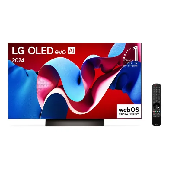 Smart Tv 65 LG Oled Evo Oled65c4 Processador Alpha 9 Ai 4k Gen7
